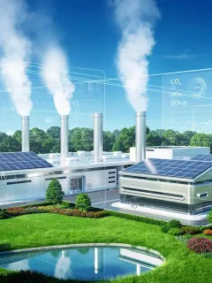 Advanced industrial facility showcasing EPA Regulations 2026 Emissions compliance