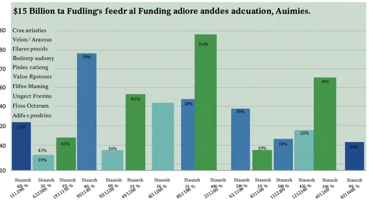 Infographic detailing the billion federal funding allocation for K-12 schools.