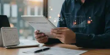 Small business owner analyzing 2026 tax code changes on a tablet